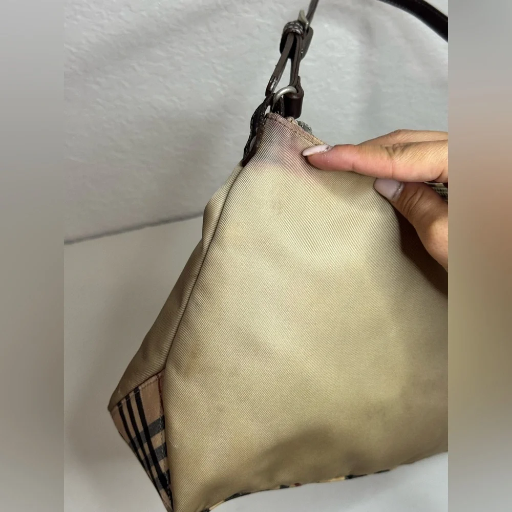 Vintage BURBERRY Blue Label Nylon Shoulder Bag